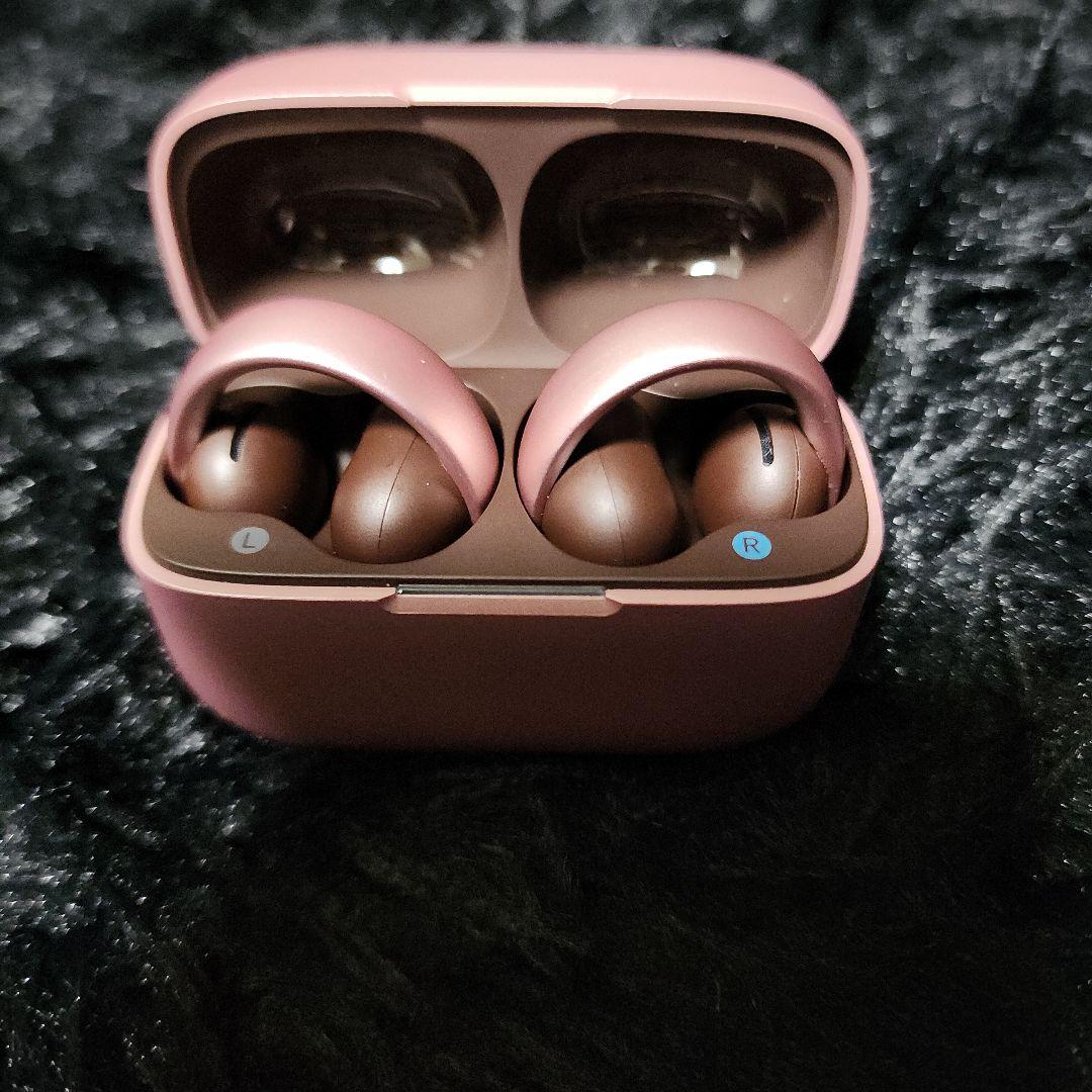 【ワケあり】ANKER soundcore aeroclip ピンク&ブラウン