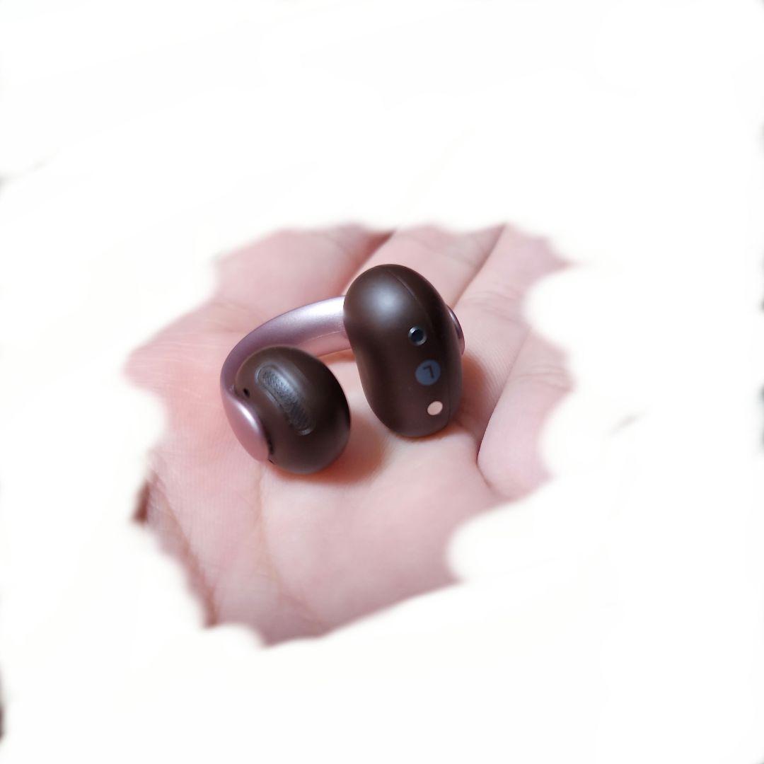 【ワケあり】ANKER soundcore aeroclip ピンク&ブラウン