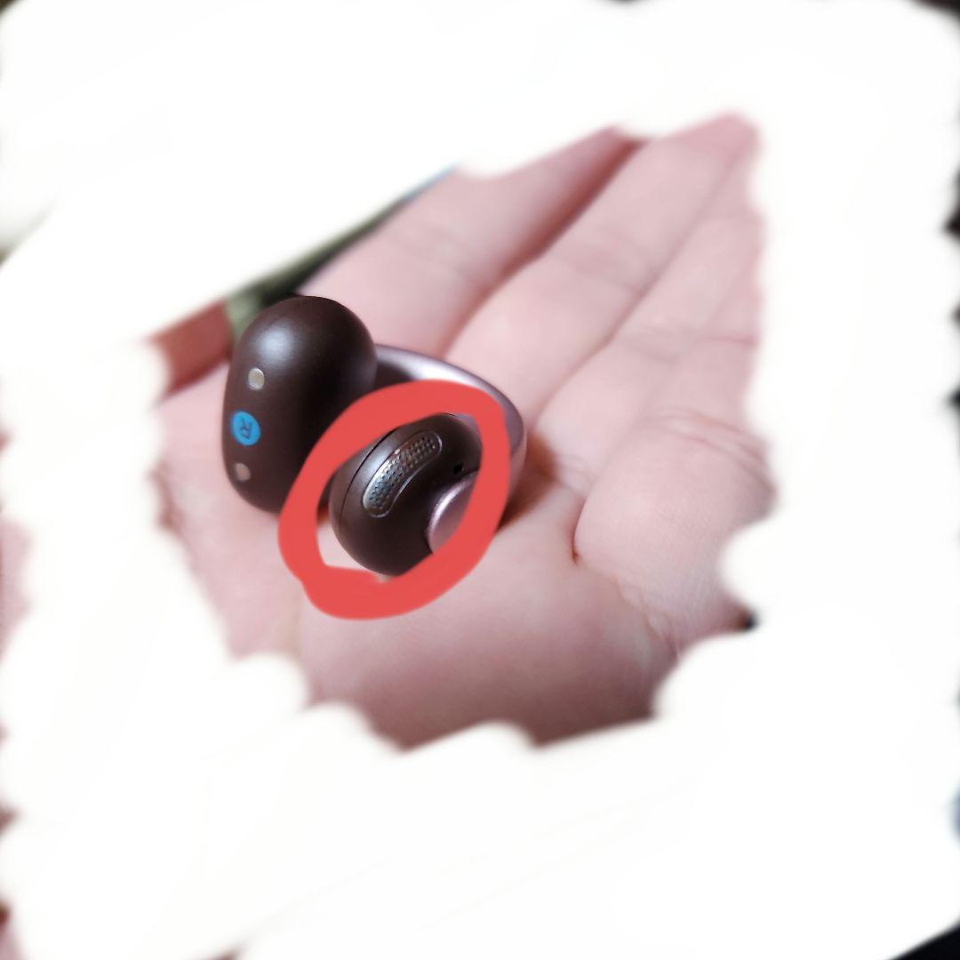 【ワケあり】ANKER soundcore aeroclip ピンク&ブラウン