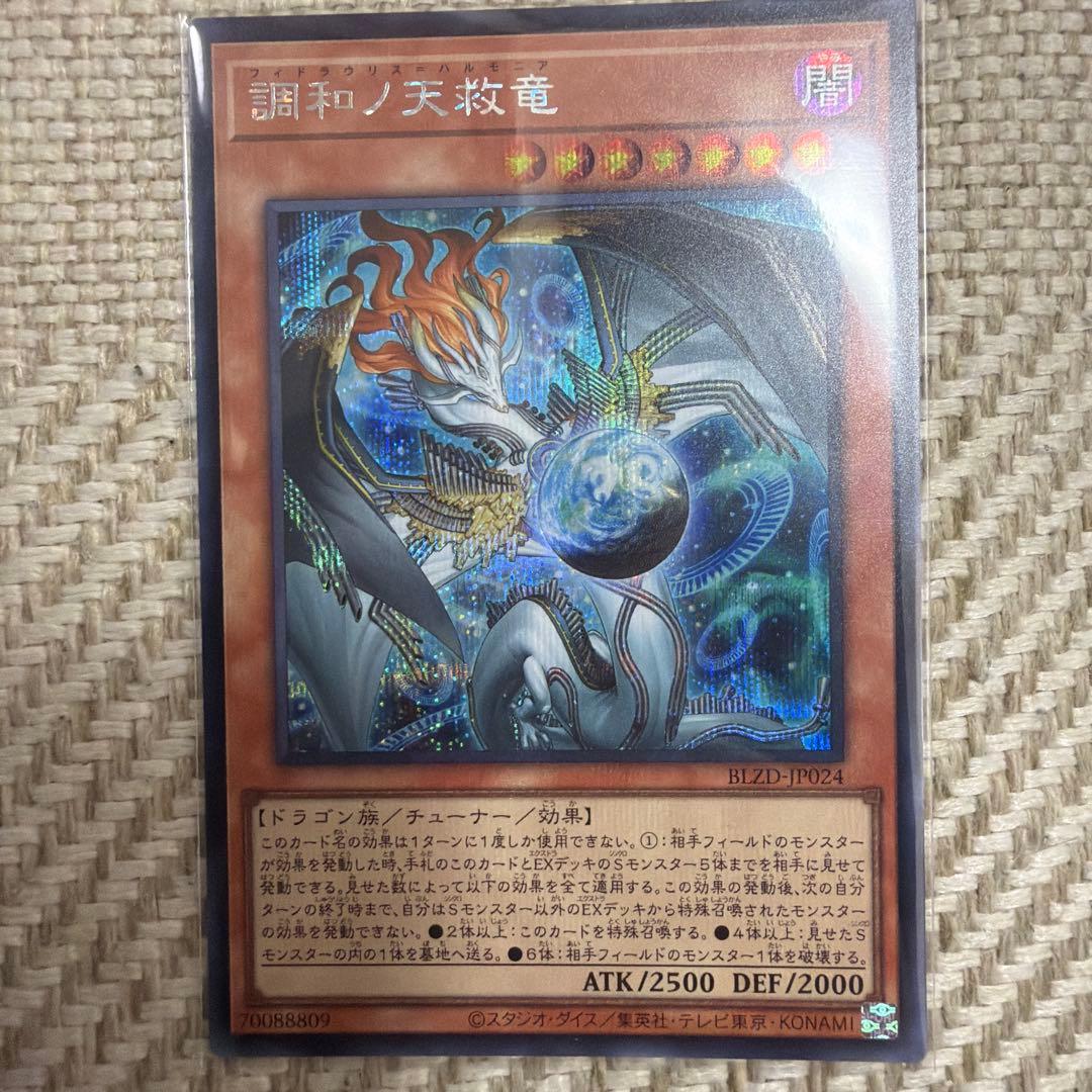 遊戯王　調和ノ天救竜　フィドラウリスハルモニア　シークレット