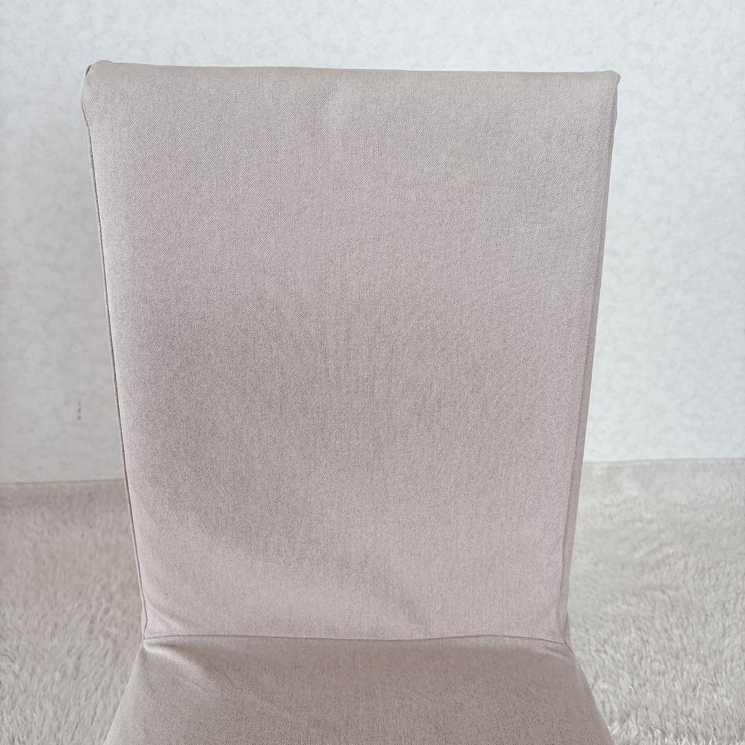 廃番】無印良品 MUJI ダイニングチェア 天然木ブナ材　無垢材 カバー付き