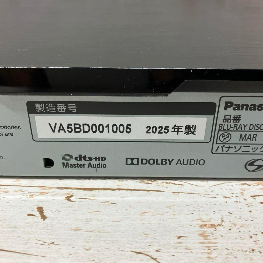Panasonic DMP-BDT180-K ブルーレイプレーヤー 2025年製