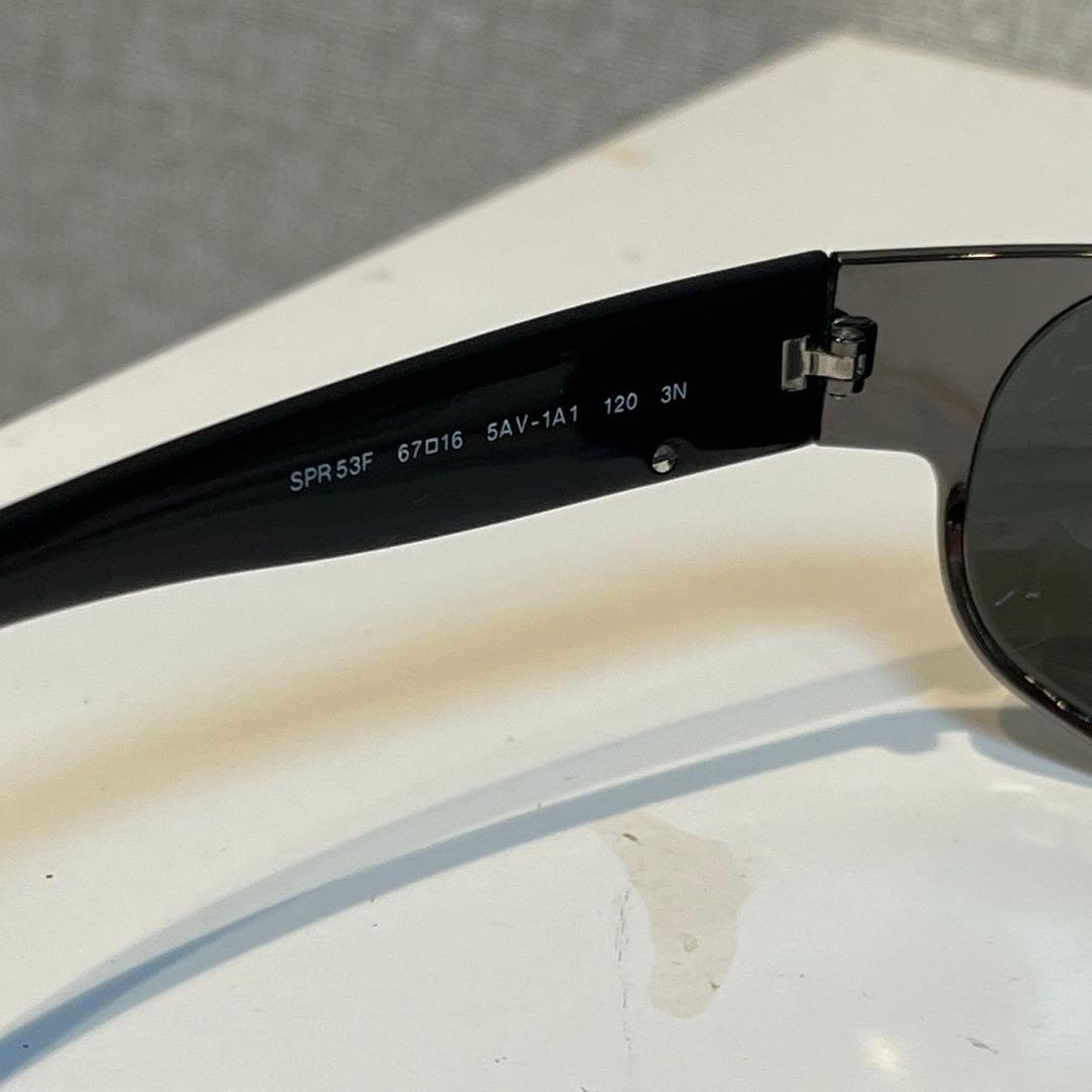 【廃盤】PRADAプラダ サングラス SPR53F 浜田省吾 黒色 イタリア製