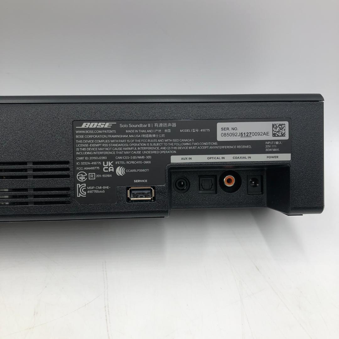 スピーカー・ウーファー Bose Solo Soundbar Series II/Y31449-C1