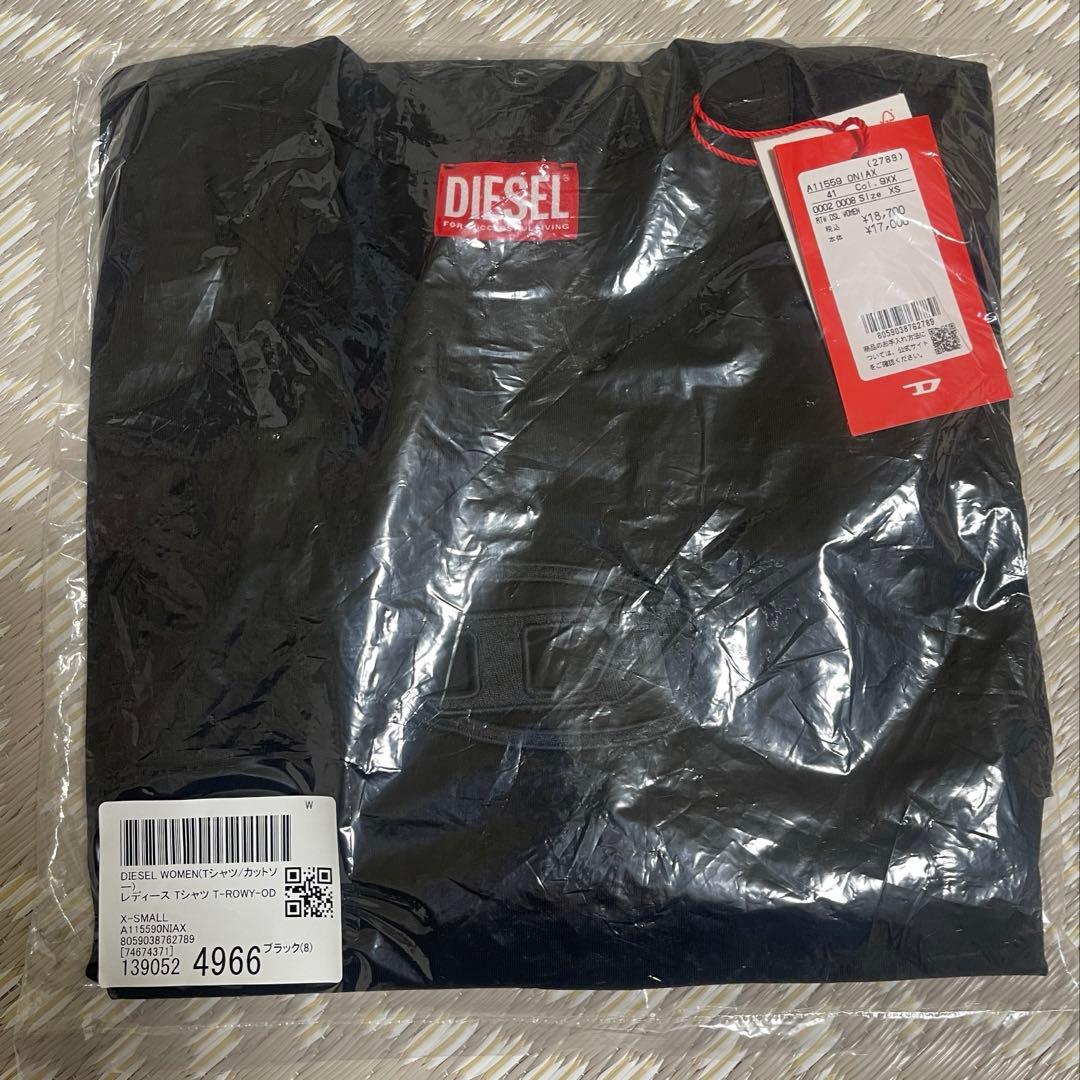 新品未開封タグ付 diesel ディーゼル T-Rowy-Od Tシャツ xs