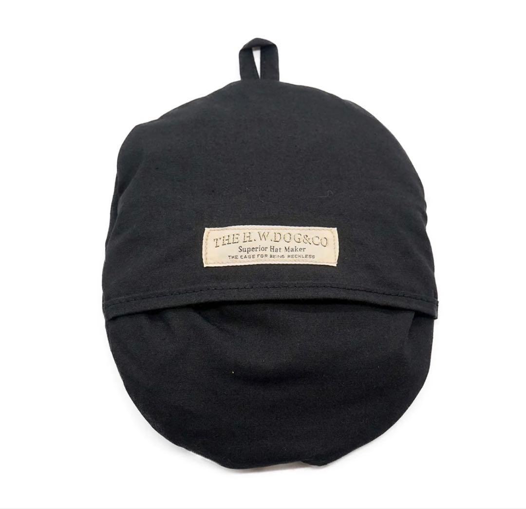 THE H.W.DOG&CO \"PACKABLE HAT\" 黒
