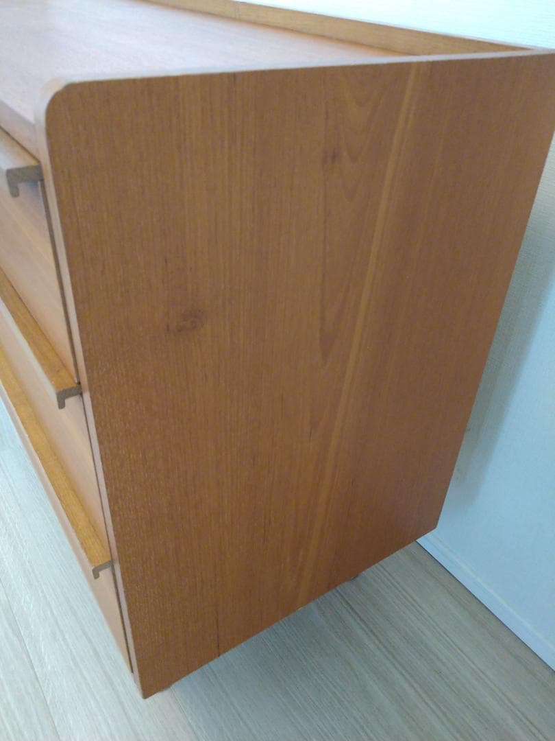 【廃盤】unico ウニコ　 ALUBERO（アルベロ）３段ワイドチェスト