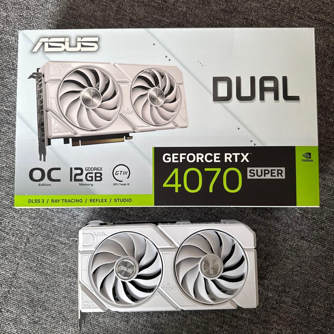 グラフィックボード・グラボ・ビデオカード ASUS GeForce RTX 4070 Super OC 12GB