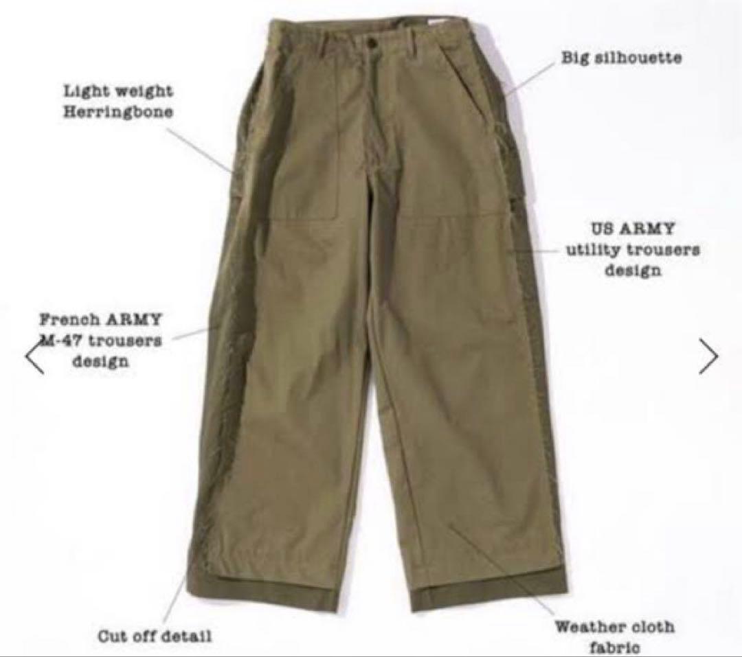 STANDARD JOURNAL/by NORIO TERADAミリタリーパンツ