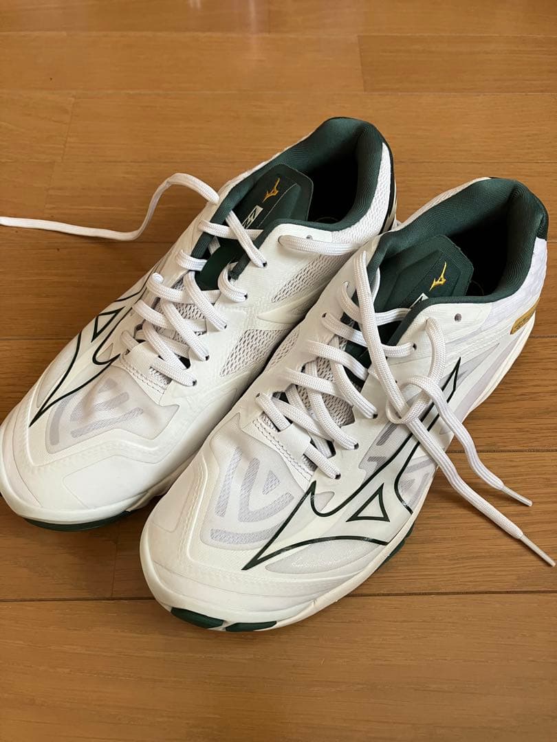 Mizuno Enerzy バレーボールシューズ ホワイト/グリーン26.0cm