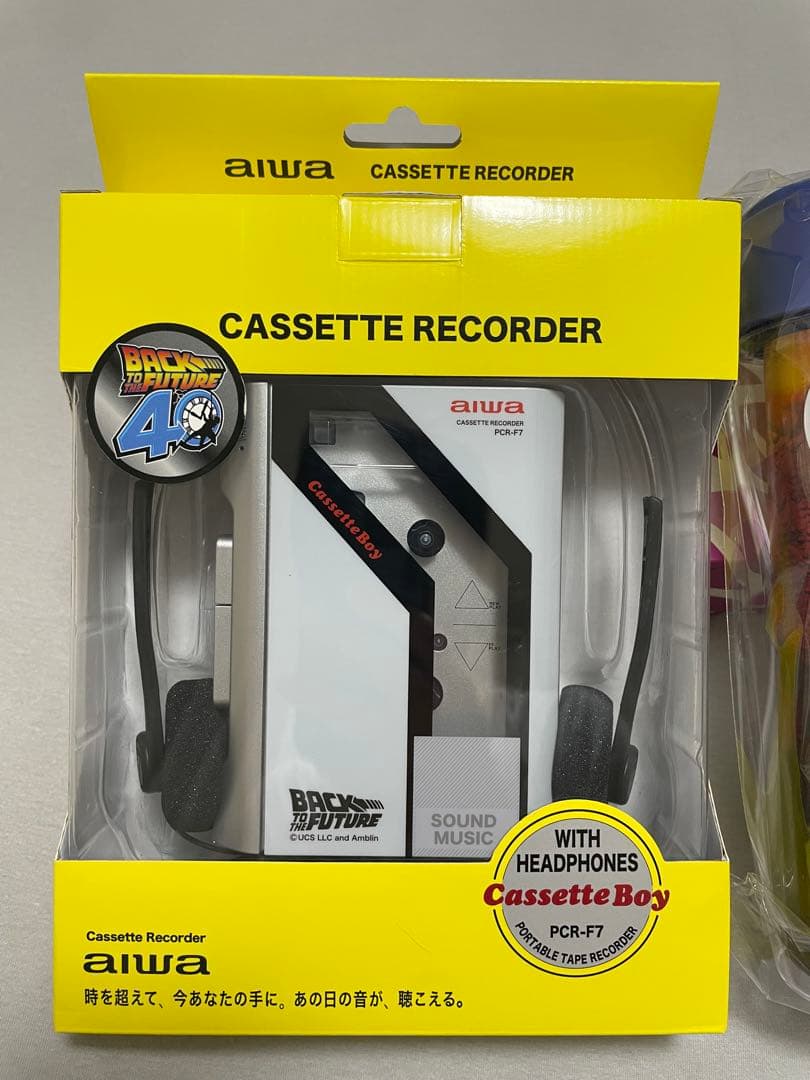 新品 バックトゥザフューチャー aiwa カセットレコーダー ペプシ ボトル