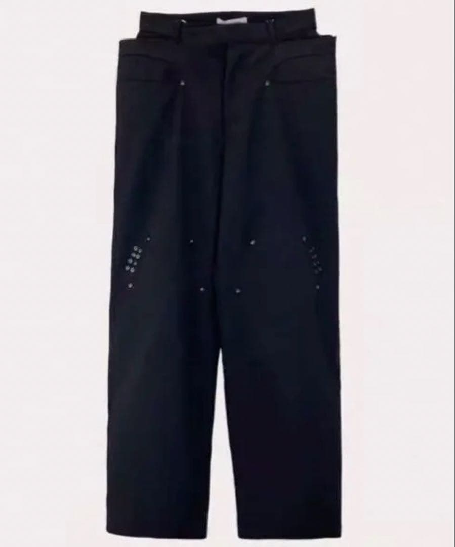 Kiko kostadinov スタッズワイドパンツ　46