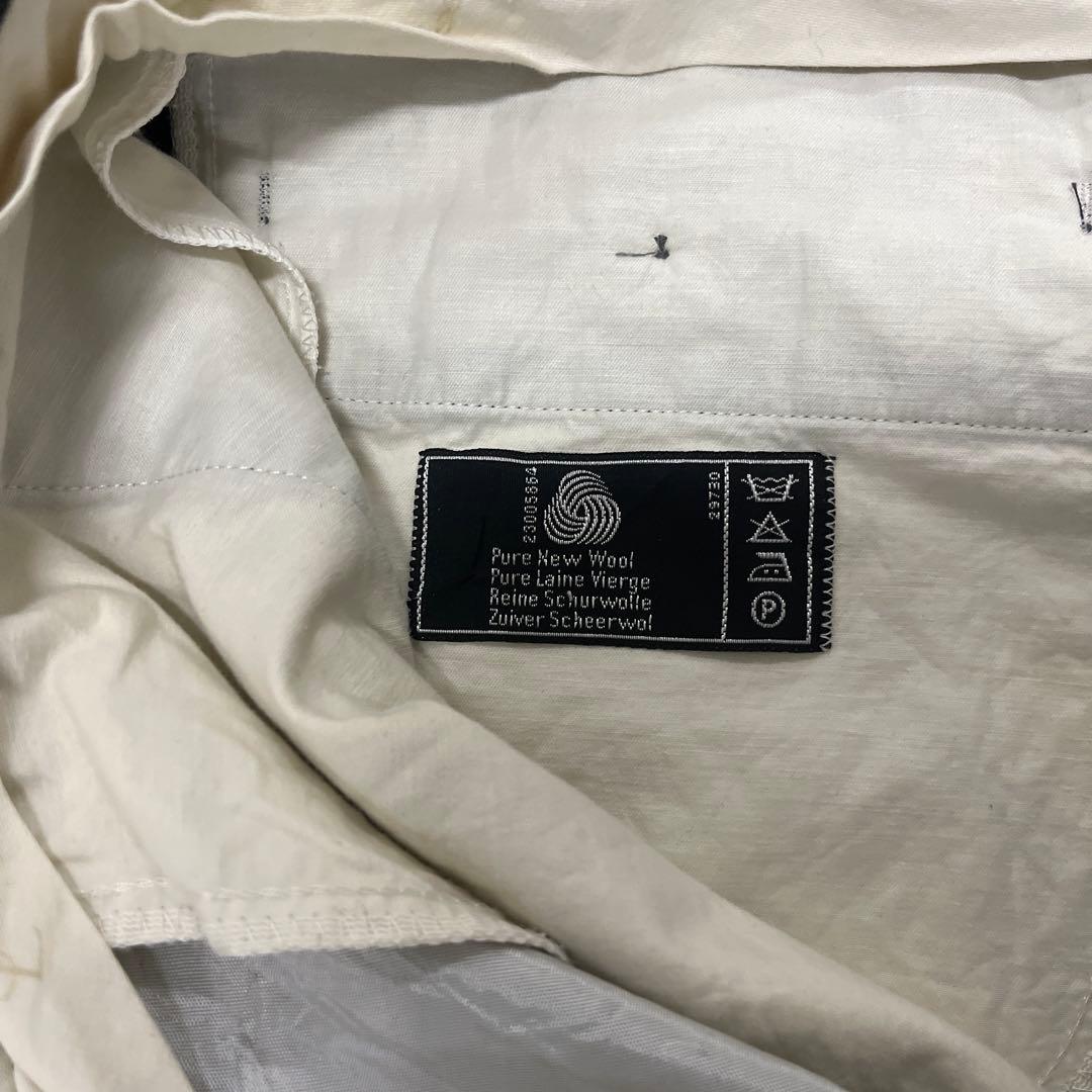 80s YVES SAINT LAURENT ユーロ製 ブラックワイドスラックス