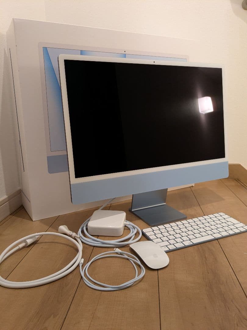 Apple iMac 2021　16GB　SSD256GBブルー 24インチ