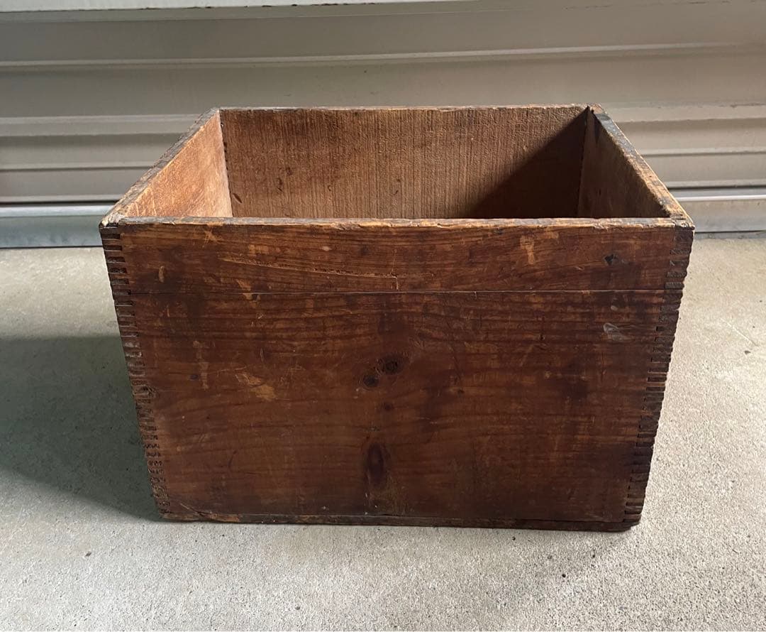 ビンテージ/USA製/アドバタイジング/ウッドボックス/ケース/木箱/店舗什器①