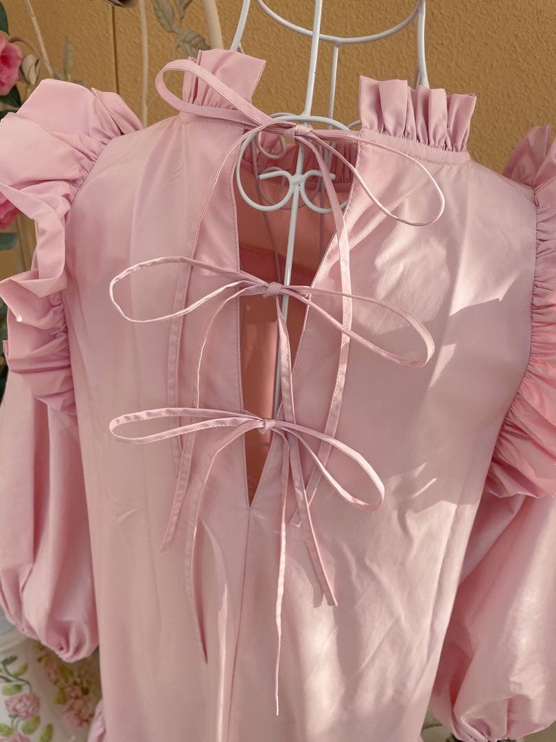 【ましろ様♡】CAROLINA GLASER フリルワンピース　ビームス　コラボ