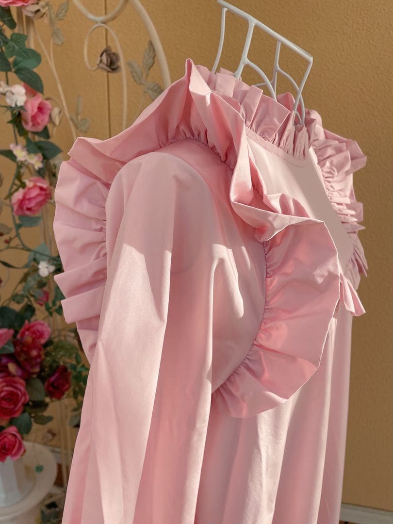 【ましろ様♡】CAROLINA GLASER フリルワンピース　ビームス　コラボ