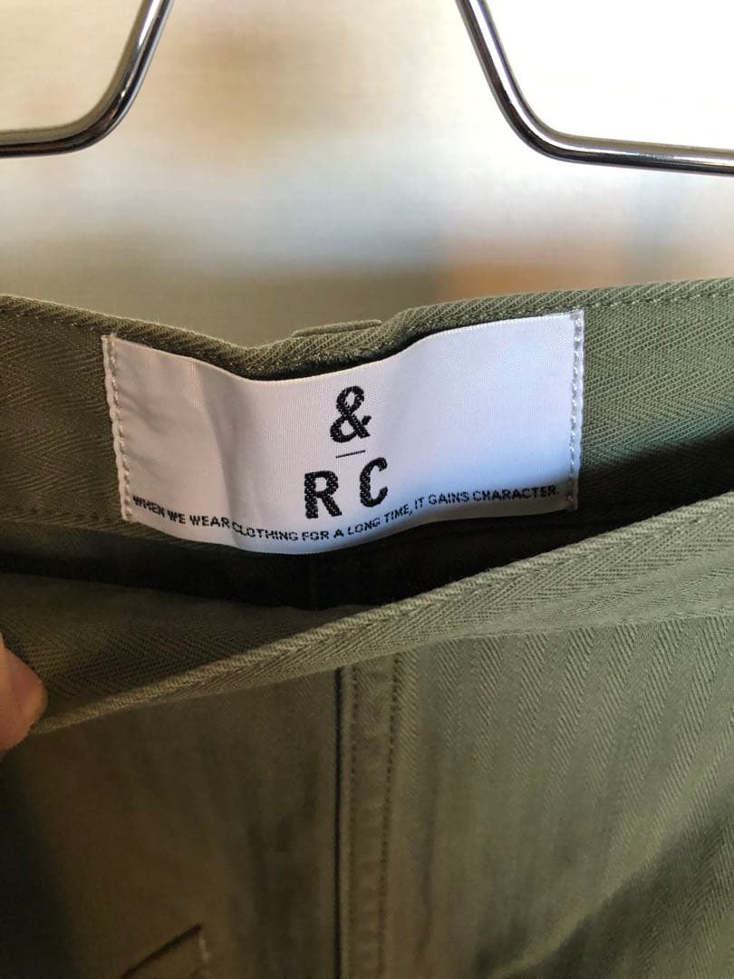 Curensology カレンソロジー &RCカーゴパンツ36 カーキ