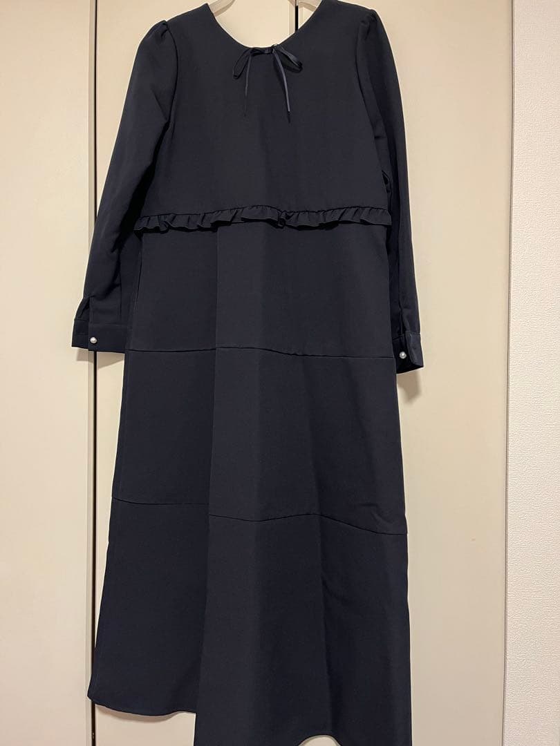 lerevevaniller ワンピース　セレモニー　ネイビー