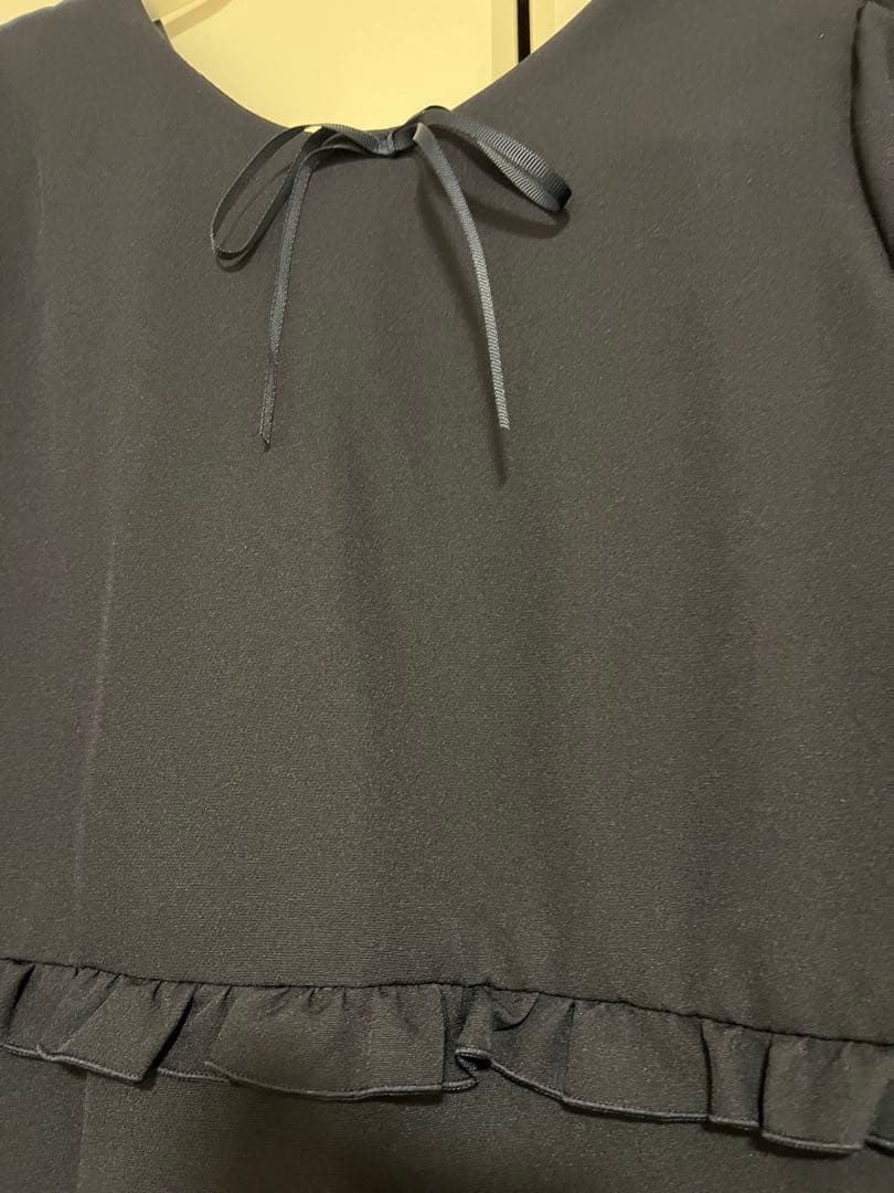 lerevevaniller ワンピース　セレモニー　ネイビー