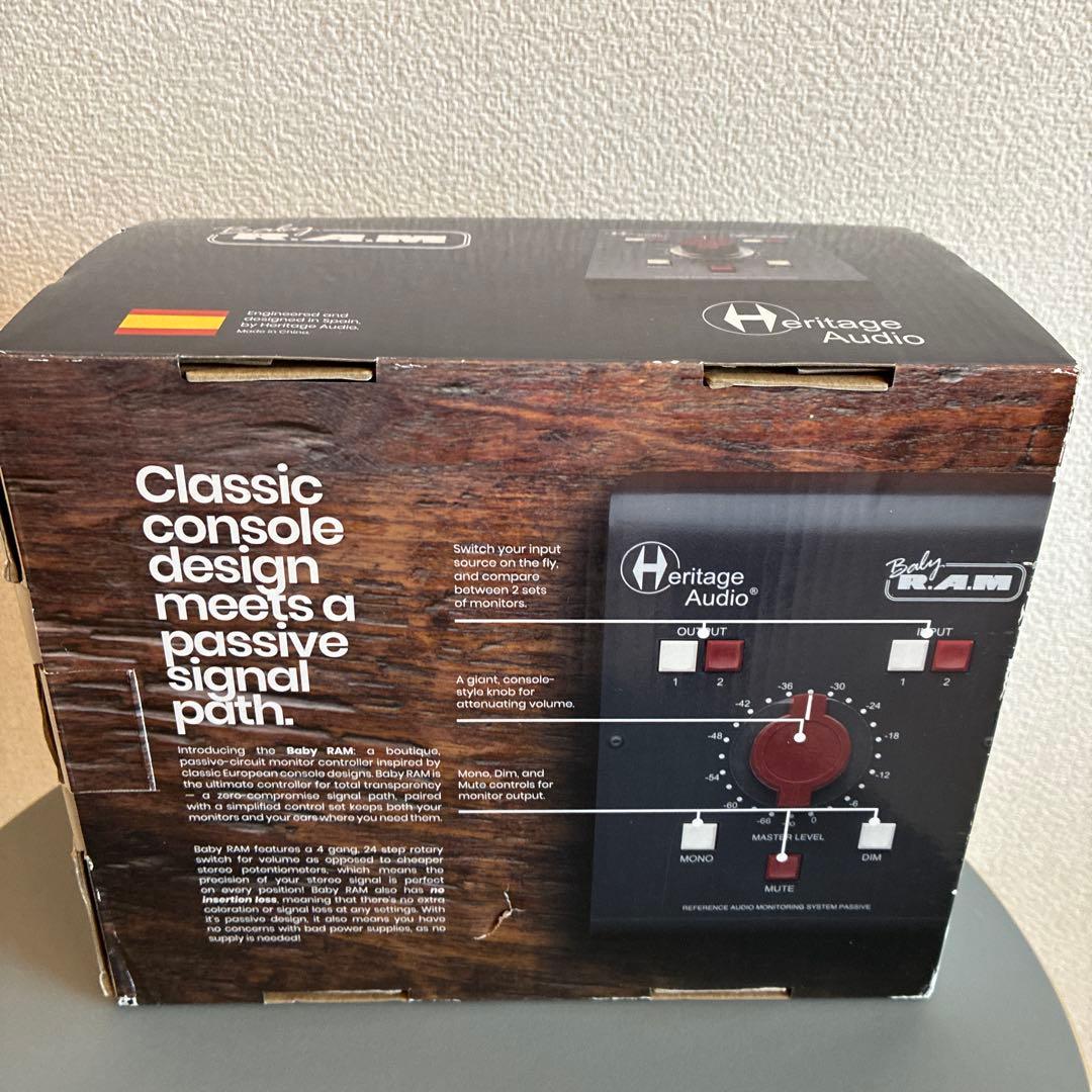 Heritage Audio モニターコントローラー Baby RAM