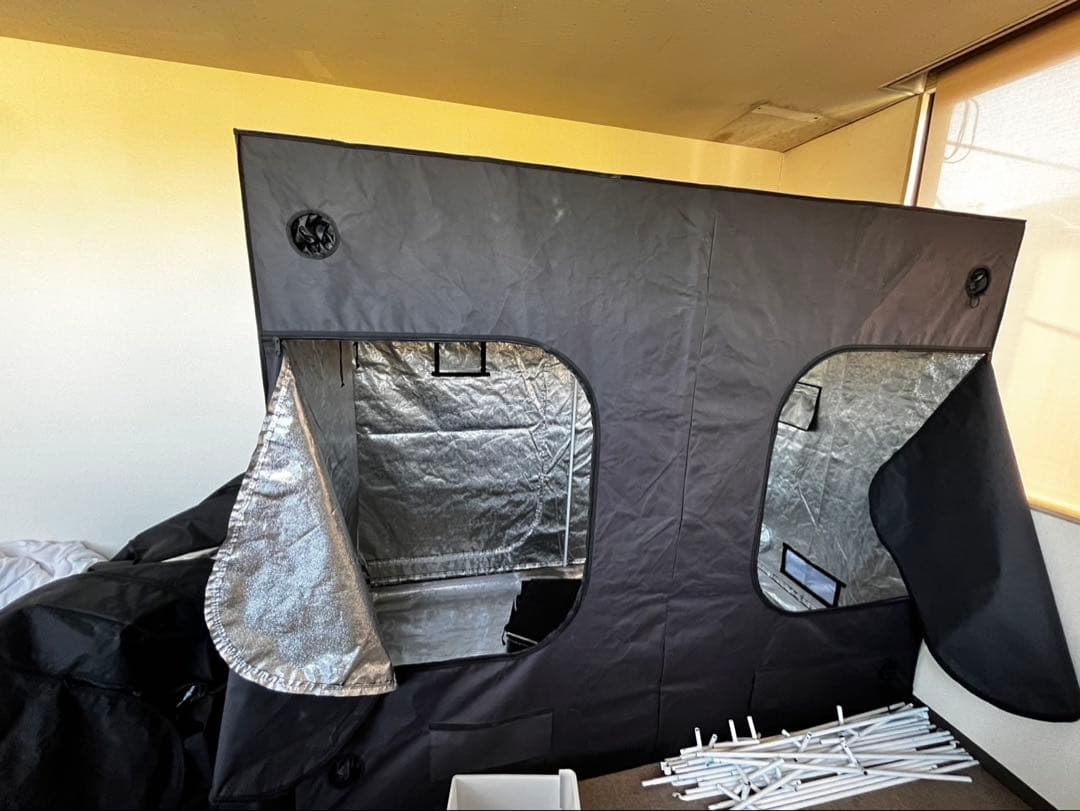 グロウテント 室内植物育成用　2セット