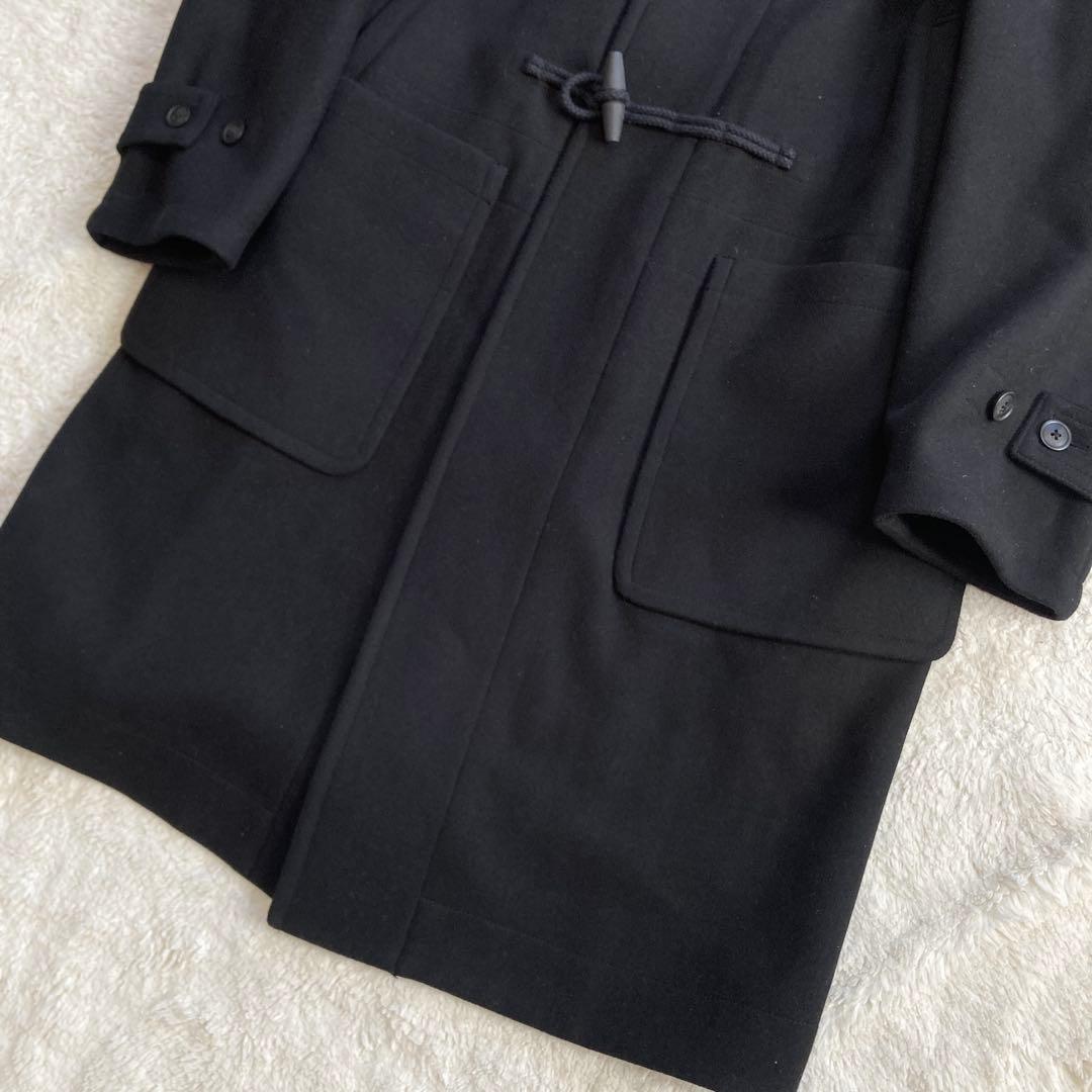 【極美品・完売品】ユニクロ+J　ウールオーバーサイズダッフルコート　黒　サイズL