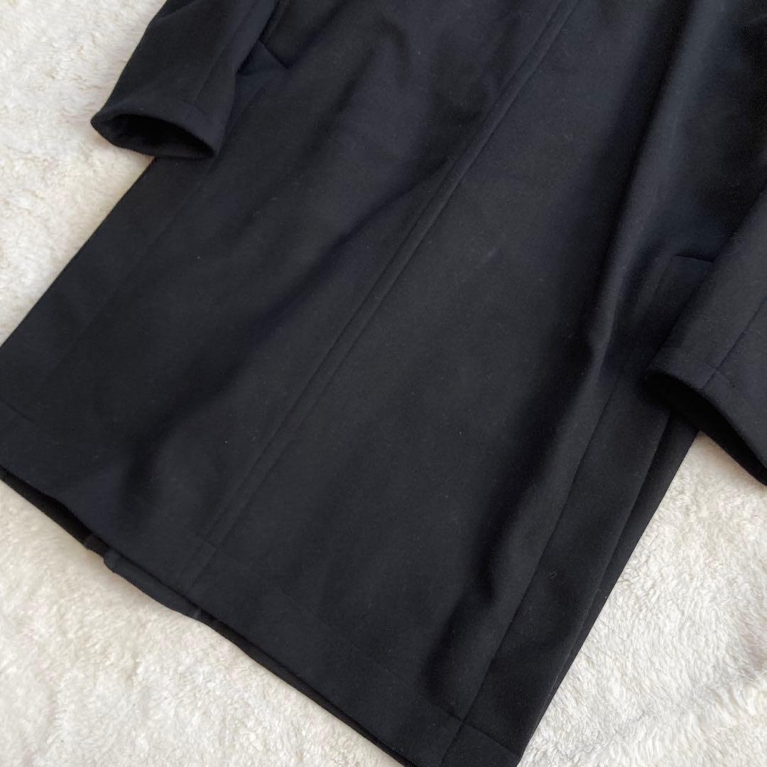 【極美品・完売品】ユニクロ+J　ウールオーバーサイズダッフルコート　黒　サイズL