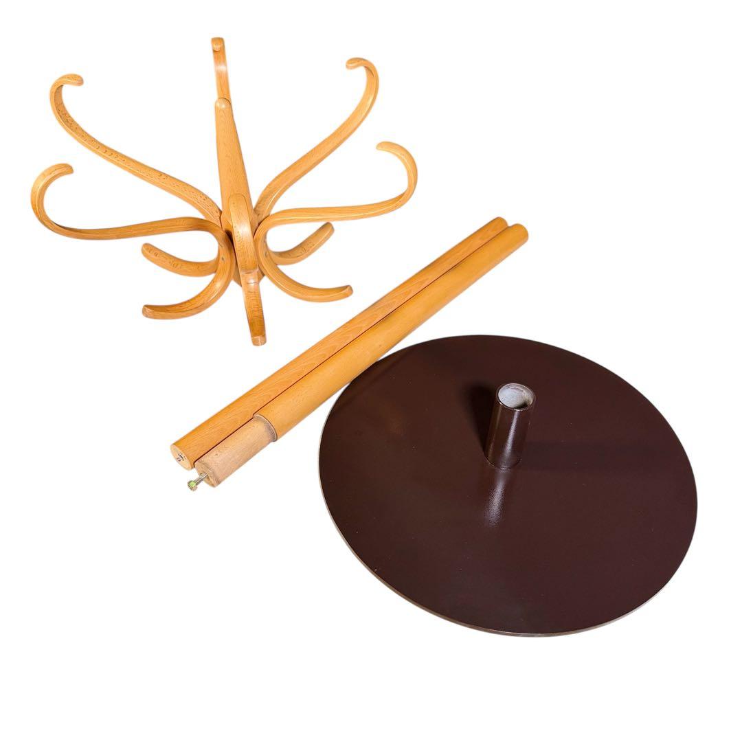 HR707 【高級】秋田木工　大塚家具 コートスタンド 「No.48」 ブナ材