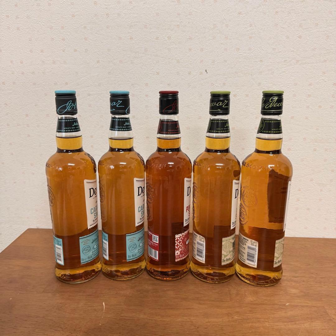 ● 新品未開封 Dewar's デュワーズ 8年 ウイスキー 5本セット