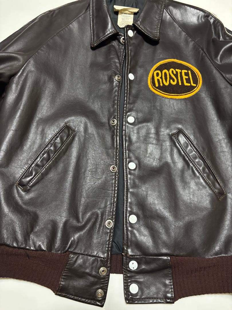 J*n様 レザージャケット　スタジャン　ヴィンテージ　ホッケージャケット　80'