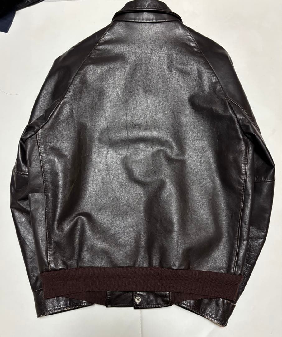 J*n様 レザージャケット　スタジャン　ヴィンテージ　ホッケージャケット　80'
