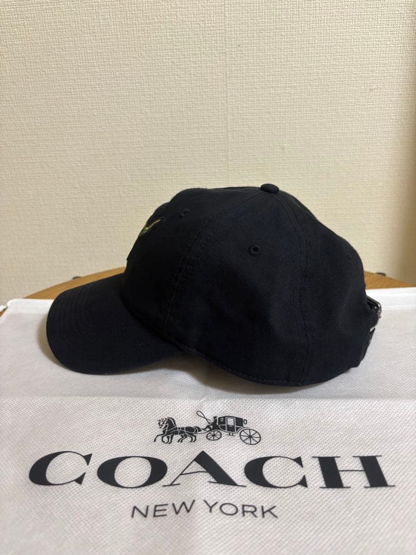 COACH ブラック レキシー　キャップ
