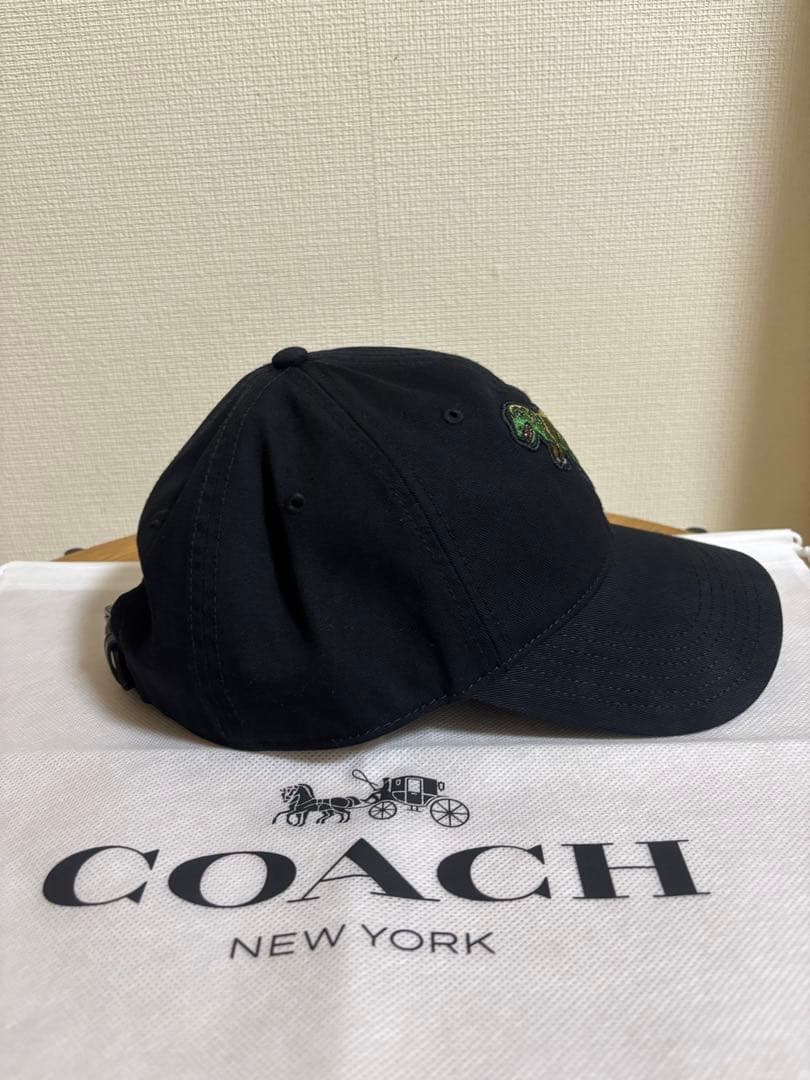COACH ブラック レキシー　キャップ