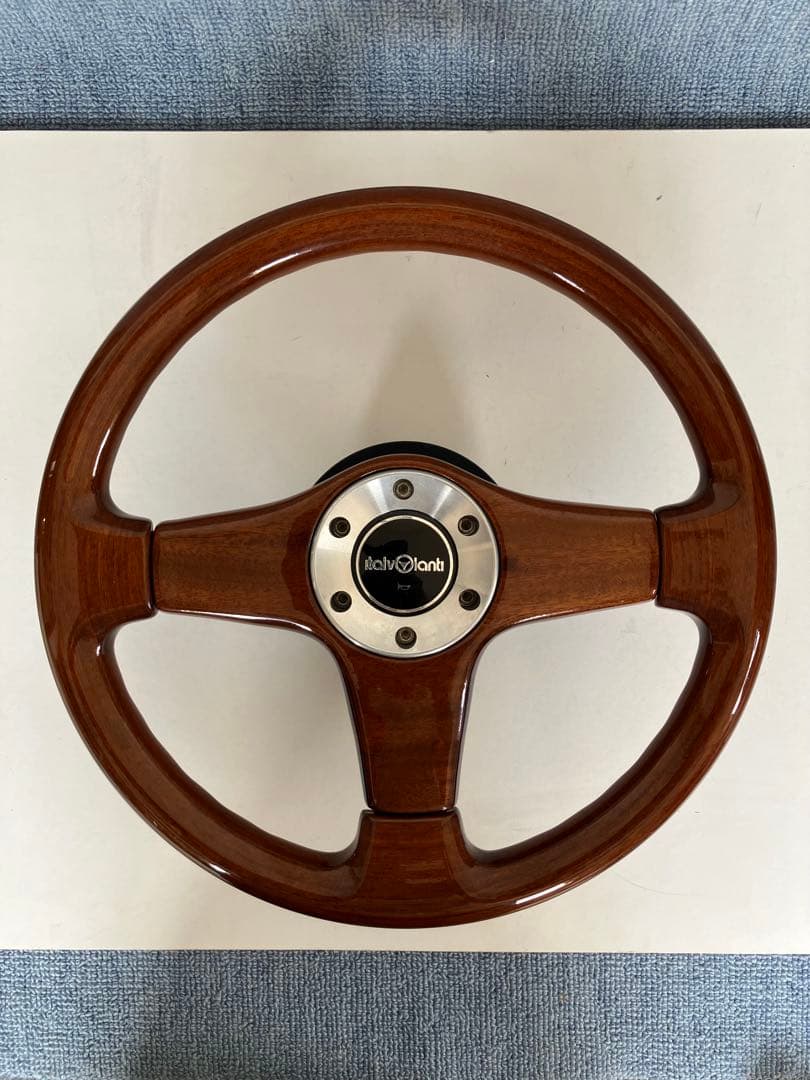 イタルボランテ italvolanti ウッド ステアリング 350mm