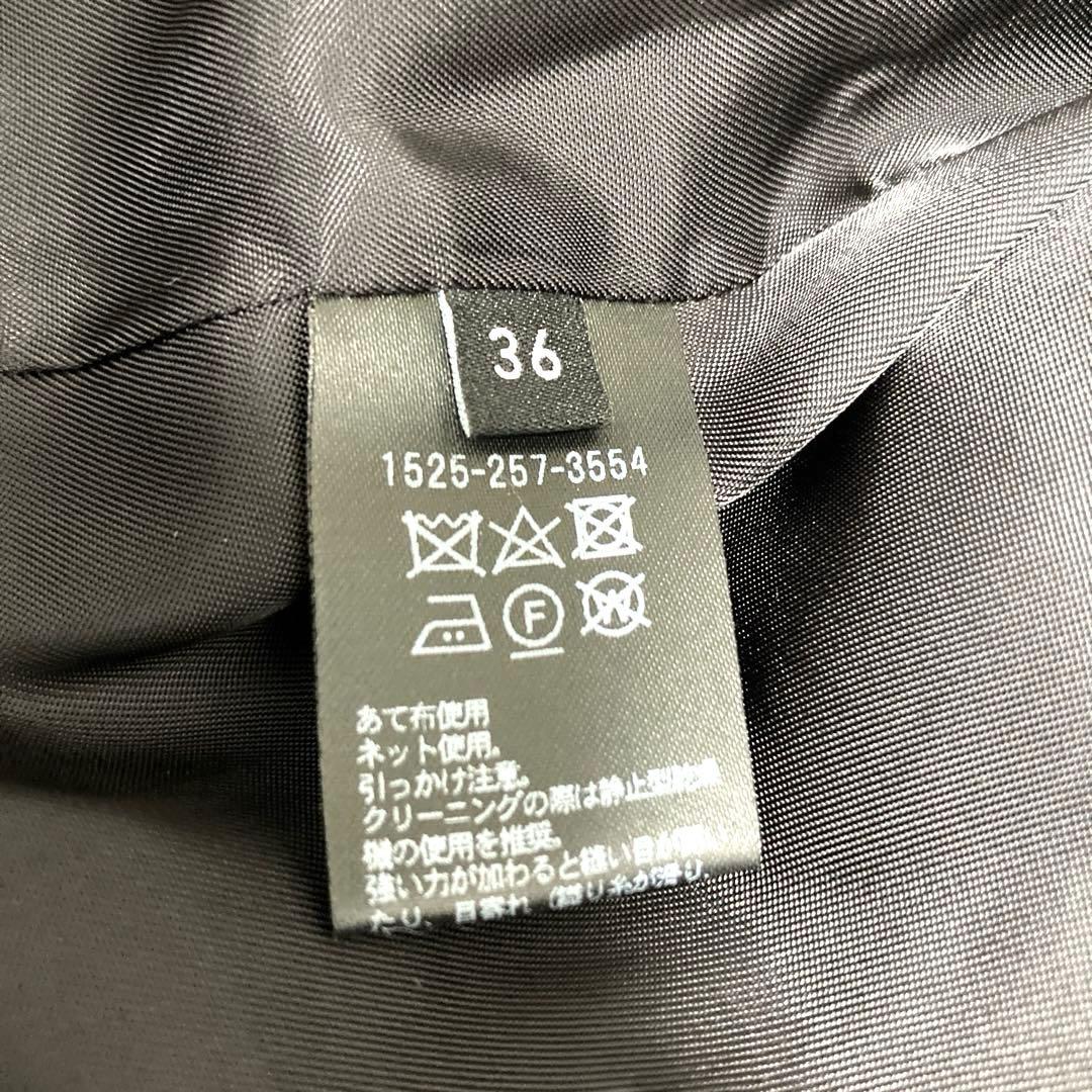 ユナイテッドアローズ　アルパカ混　ビッグ　チェック　ピーコート　ツイード　日本製