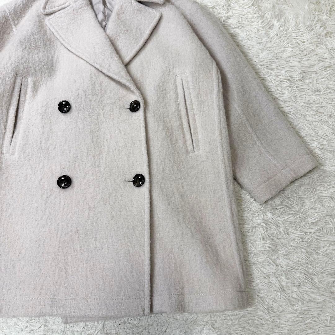 SpickandSpan ミドルシャギーコート 2023AW モヘア　ゆったり