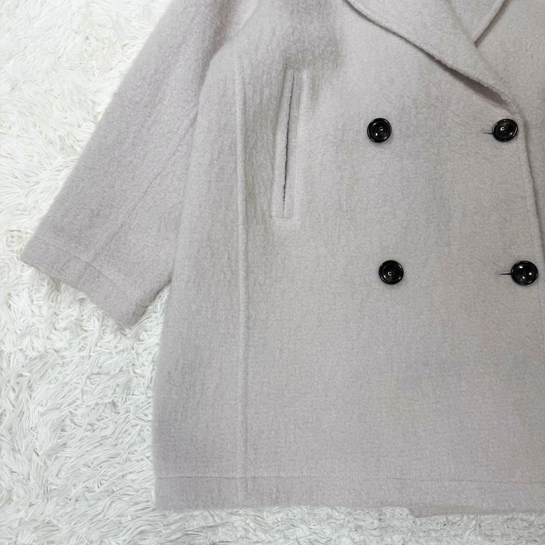 SpickandSpan ミドルシャギーコート 2023AW モヘア　ゆったり