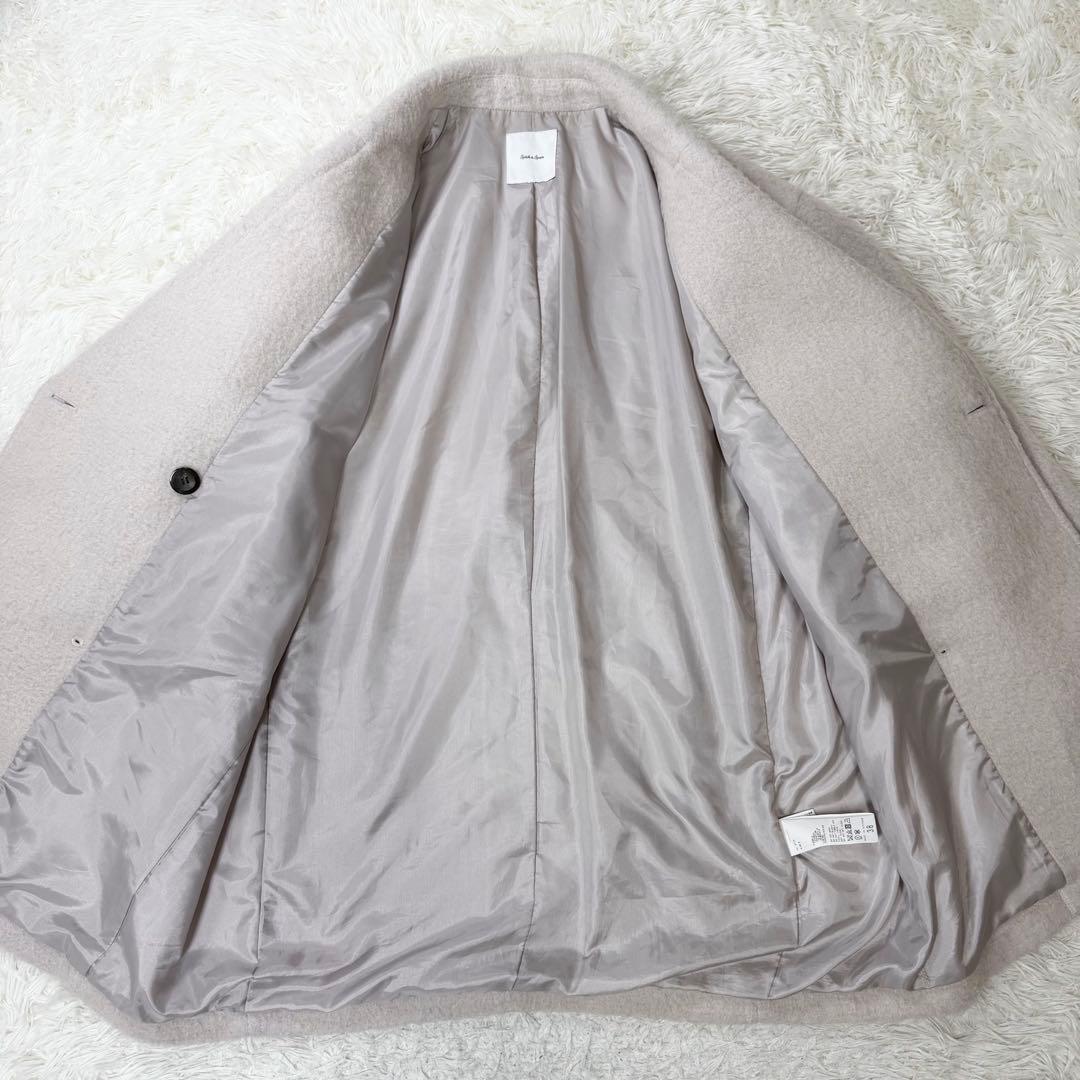 SpickandSpan ミドルシャギーコート 2023AW モヘア　ゆったり