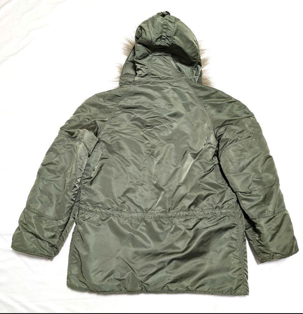 USA製 旧タグ 90s N-3B アルファ フライジャケット モッズコート
