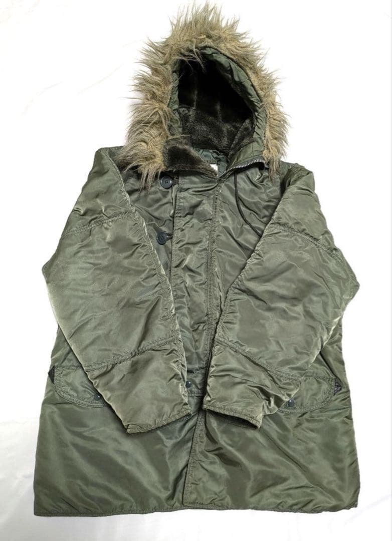 USA製 旧タグ 90s N-3B アルファ フライジャケット モッズコート