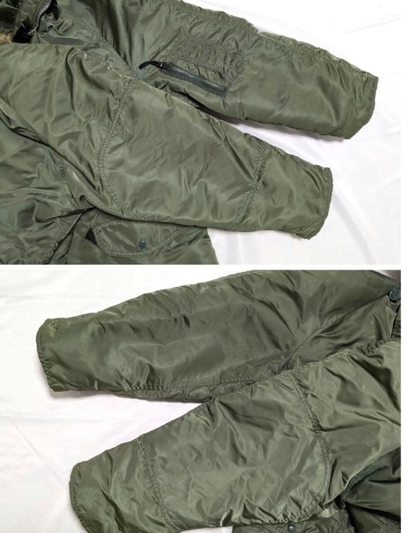 USA製 旧タグ 90s N-3B アルファ フライジャケット モッズコート