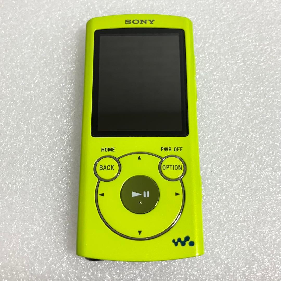 【美品　バッテリ良好】SONY ウォークマン　NW-S765 16GB ライム