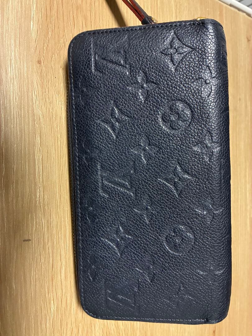 LOUIS VUITTON アンプラント 長財布 マリーヌルージュ 紺赤ジッピー