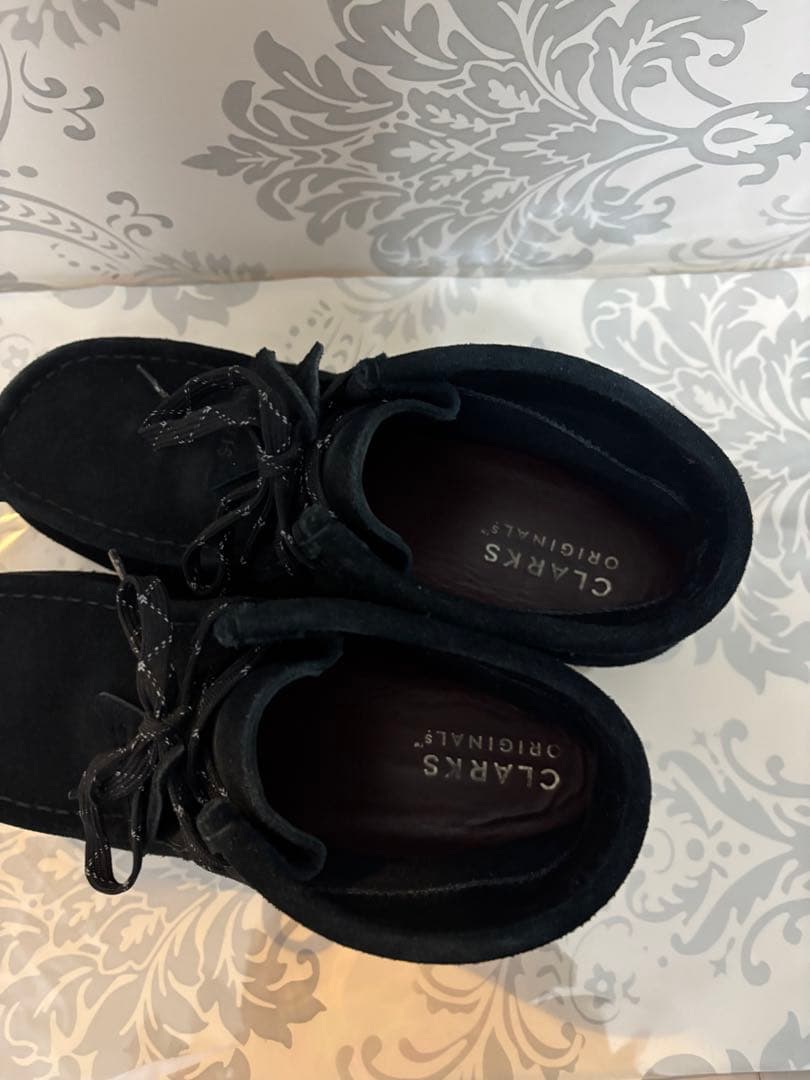 【Clarks】 クラークス ワラビーブーツ ゴアテックス ブラック 防水