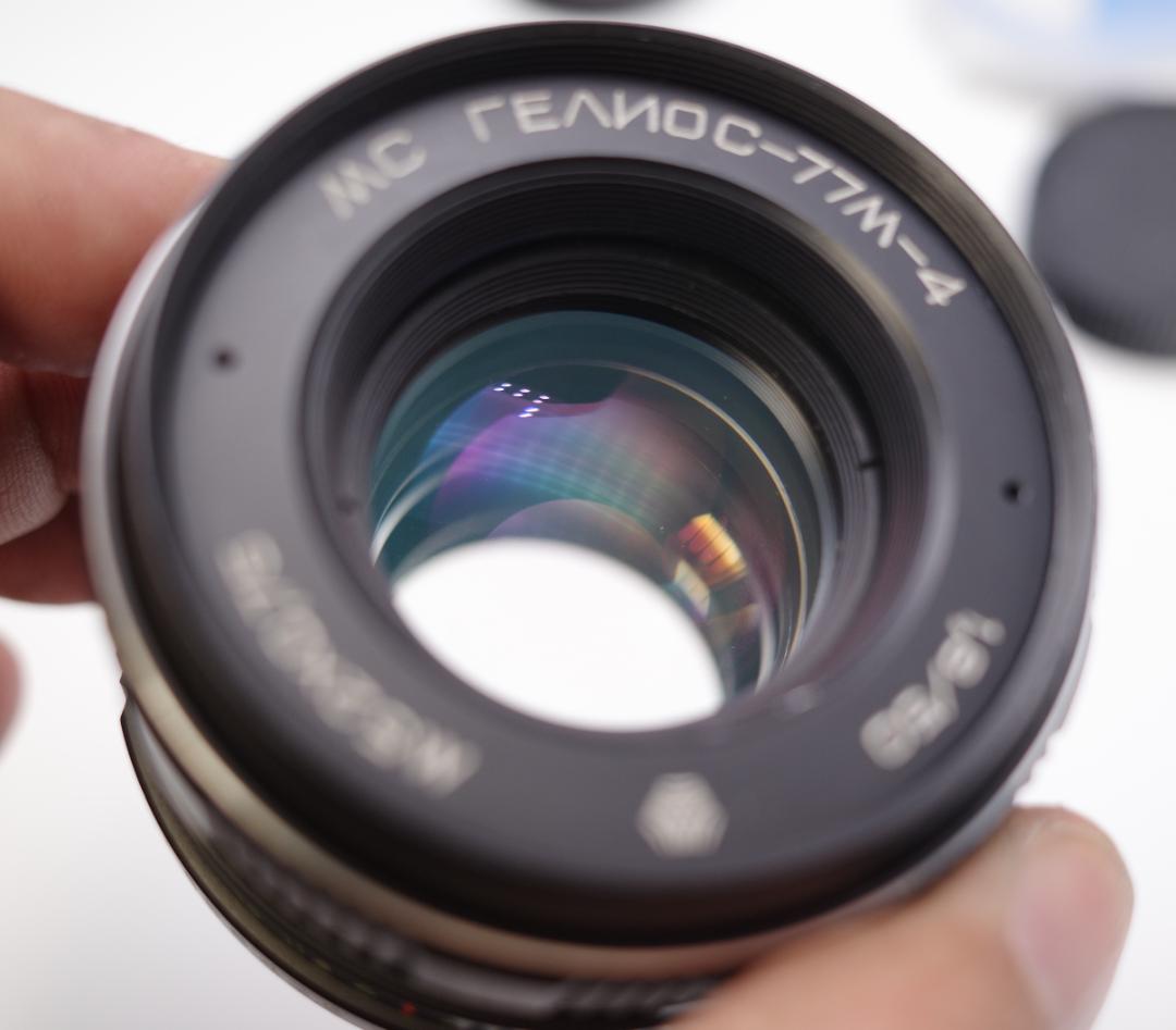 39　新品同様　希少ヘリオス　77M-4　ぐるぐるボケレンズ　　M42
