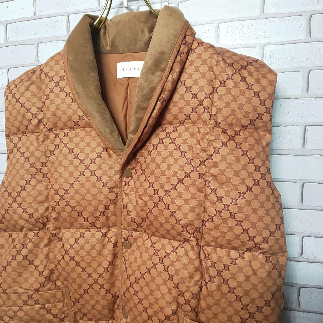 【CELINE】セリーヌ ダウンベスト 西川産業 マカダム柄