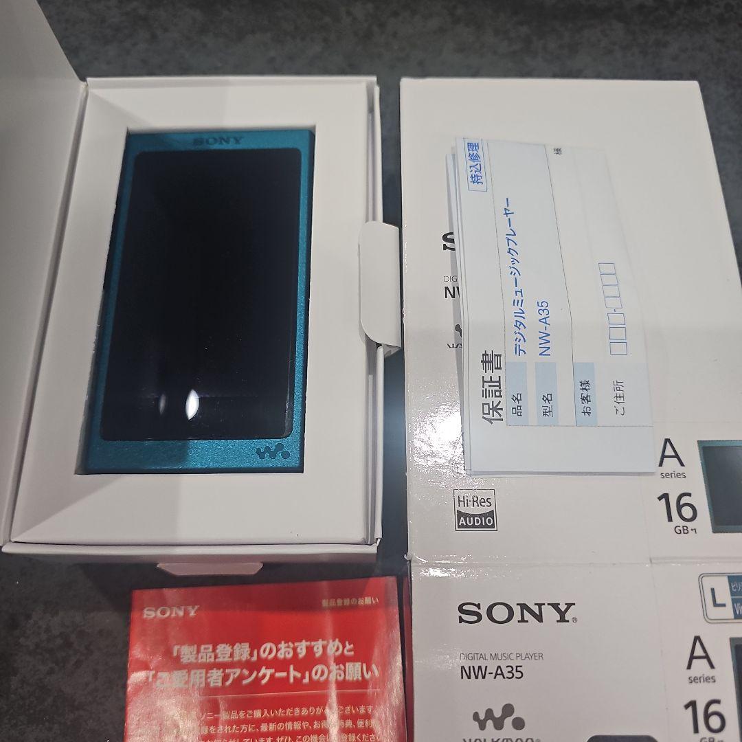 SONY NW-A35 デジタルオーディオプレーヤ16GB美品中古品　動作確認済