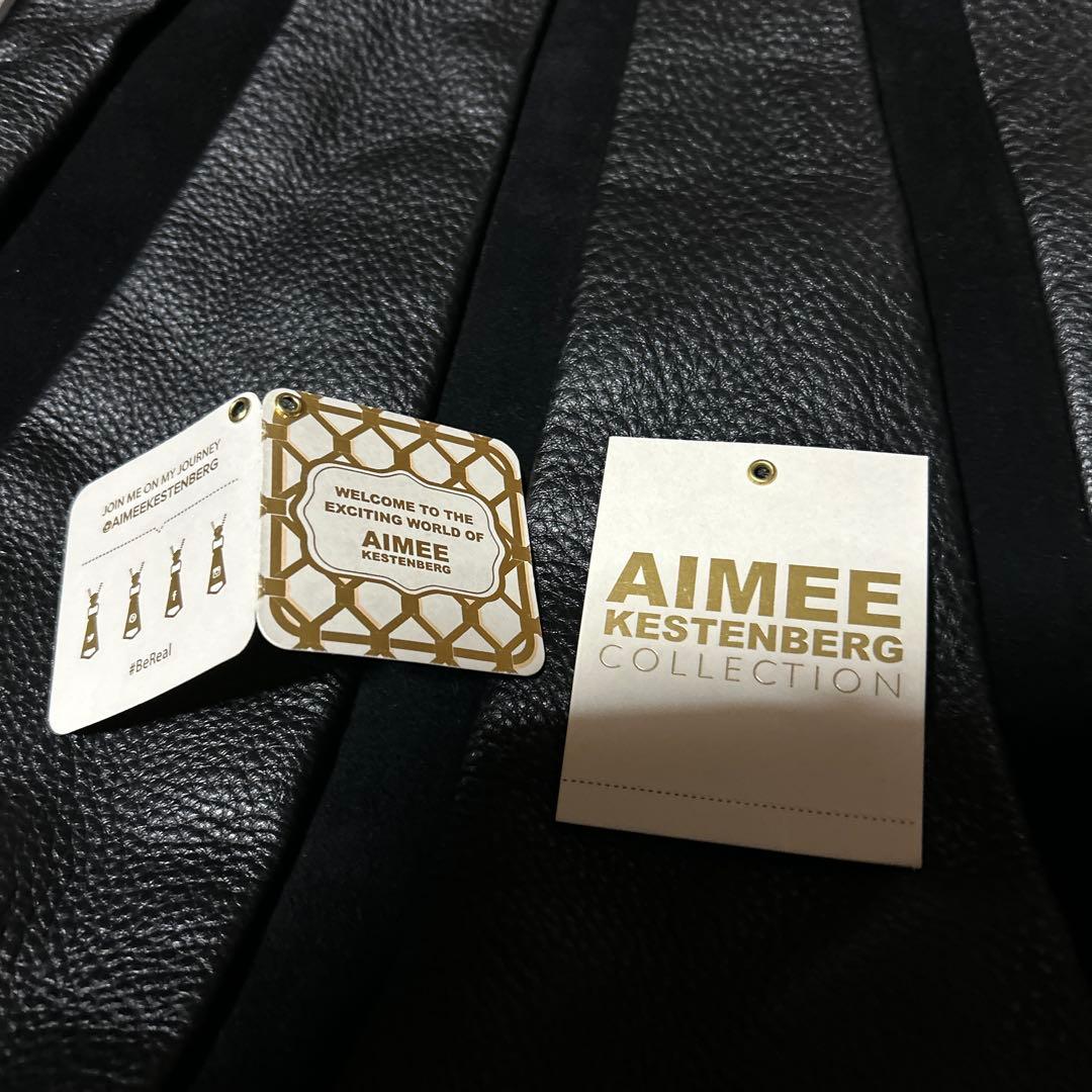 ブラックレザーショルダーバッグ