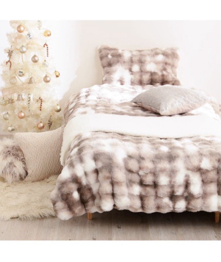 ☆★☆Francfranc WARMYポコモコファー掛け布団カバーシングル☆★☆